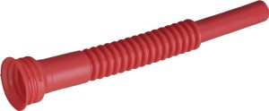 Rura odpływowa długość 275 mm elastyczny czerwona HÜNERSDORFF