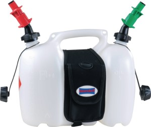 Zestaw dwóch kanistrów PROFI 6 + 3 l naturalny HDPE dł. 362 x szer. 170 x wys. 2