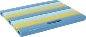 Poduszka pod kolana dł. 396 x szer. 297 x gr. 32 ok.mm 70 g kolorowy (nieb./żółt