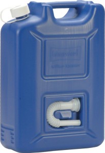 Kanister AdBlue 20 l niebieski HDPE dł. 350 x szer. 165 x wys. 495 mm HÜNERSDORF