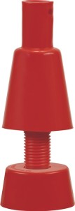 Nasadka pachołka ostrzegawczego do mocowania lamp PCW czerwony sygnałowy WEMAS