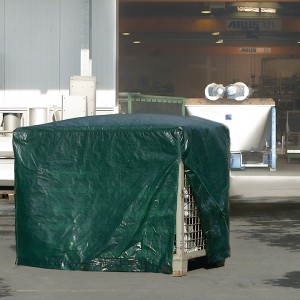 Pokrywa osłonowa skrzynki kratowej szerokość 850 x długość 1250 mm zielony cięża