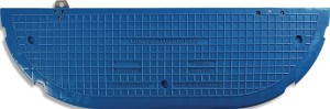 Element końcowy LowPro® 23/05 długość 2300 mm szerokość 700 mm 44 t HDPE ciężar