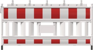 Kratka szlabanu folia odblaskowa typu RA1/A HDPE długość 2100 mm SCHAKE