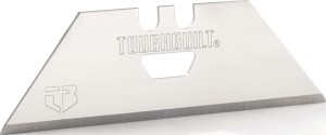 Ostrze trapezowe dł. 61 x szer. 19 x grub. 0,65 mm pokryte tytanem z otworami 3