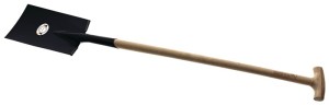Szpadel ogrodowy wymiar tarczy 275 x 180 mm wielkość 2 z trzonkiem T 850 mm 1700
