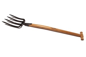 Widły z zaciskiem szynowym, widłami lancowymi długość wideł 260 mm 1140 mm KRUMP