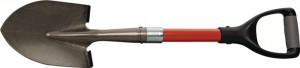 Łopata krótka Micro 150 x 200 mm z trzonkiem z włókna szklanego PEDDINGHAUS