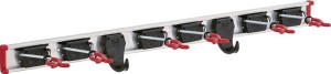 Uchwyt długość prowadnicy szynowej 750 mm hak 2 uchwyt 6 aluminium BRUNS