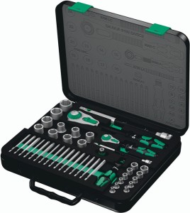 Zestaw kluczy nasadowych 8100 SA/SC 2 Zyklop 43-częśc. 1/4 + 1/2 cal. rozmiary k