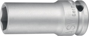 Klucz nasadowy udarowy 720 L 1/2 cal. 6-kątowe rozmiar klucza 22 mm długość 78 m