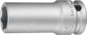 Klucz nasadowy udarowy 740 L 3/4 cal. 6-kątowe rozmiar klucza 36 mm długość 95 m