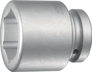 Klucz nasadowy udarowy 750 1 cal. 6-kątowe rozmiar klucza 50 mm długość 80 mm AS