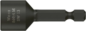 Klucz nasadowy 869/4M z napędem 6-kąt. rozmiar klucza 13 mm długość 50 mm z magn