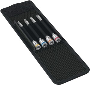 Zestaw kluczy nasadowych 8767 A TORX® HF 1 4-częśc. 1/4 cal. T25–T40 WERA