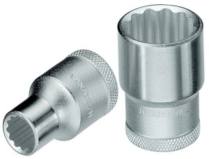 Klucz nasadowy D 19 1/2 cal. 12-kątowy rozmiar klucza 33 mm długość 44,5 mm GEDO