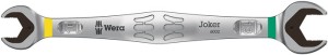 Klucz płaski dwustronny 6002 Joker 10 x 13 mm długość 167 mm mat chromowany WERA