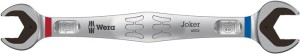 Klucz płaski dwustronny 6002 Joker 17 x 19 mm długość 235 mm mat chromowany WERA