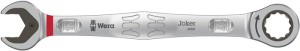 Klucz oczkowo-płaski z grzechotką Joker rozmiar klucza 17 mm długość 224 mm pros