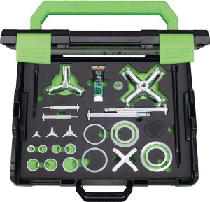 Zestaw ściągaczy do łożysk kulkowych K-70 38-częśc. zakres mocowania 10–100 mm K