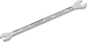Klucz płaski dwustronny 450 N 4 x 5 mm długość 99,5 mm chromowana HAZET