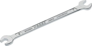Klucz płaski dwustronny 450 N 6 x 7 mm długość 121,3 mm chromowana HAZET
