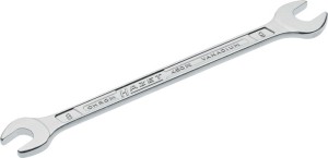 Klucz płaski dwustronny 450 N 8 x 9 mm długość 139 mm chromowana HAZET