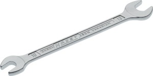 Klucz płaski dwustronny 450 N 10 x 13 mm długość 172 mm chromowana HAZET