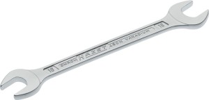 Klucz płaski dwustronny 450 N 16 x 18 mm długość 205,7 mm chromowana HAZET