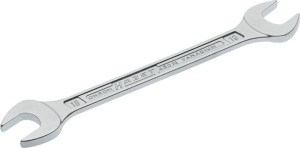 Klucz płaski dwustronny 450 N 18 x 19 mm długość 221,2 mm chromowana HAZET
