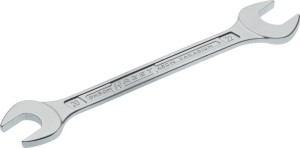 Klucz płaski dwustronny 450 N 20 x 22 mm długość 238,9 mm chromowana HAZET