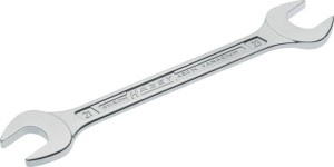 Klucz płaski dwustronny 450 N 21 x 23 mm długość 246 mm chromowana HAZET