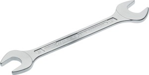 Klucz płaski dwustronny 450 N 24 x 27 mm długość 269 mm chromowana HAZET
