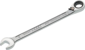 Klucz oczkowo-płaski z grzechotką 606 rozmiar klucza 12 mm długość 180,3 mm m. p