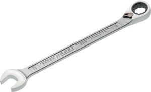 Klucz oczkowo-płaski z grzechotką 606 rozmiar klucza 13 mm długość 193,2 mm m. p