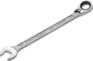 Klucz oczkowo-płaski z grzechotką 606 rozmiar klucza 16 mm długość 230,2 mm m. p