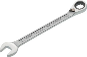 Klucz oczkowo-płaski z grzechotką 606 rozmiar klucza 22 mm długość 291,5 mm m. p