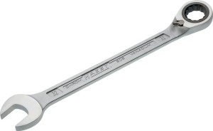 Klucz oczkowo-płaski z grzechotką 606 rozmiar klucza 32 mm długość 425,8 mm m. p