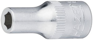 Klucz nasadowy 850 1/4 cal. 6-kątowy rozmiar klucza 4,5 mm długość 25 mm HAZET