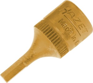 Klucz nasadowy 8501 1/4 cal. wewn. 6-kąt. rozmiar klucza 3 mm długość 28 mm HAZE