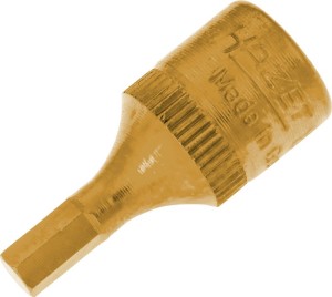 Klucz nasadowy 8501 1/4 cal. wewn. 6-kąt. rozmiar klucza 4 mm długość 28 mm HAZE
