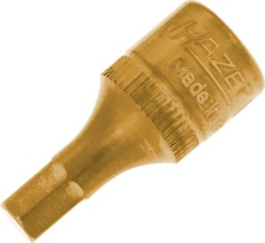 Klucz nasadowy 8501 1/4 cal. wewn. 6-kąt. rozmiar klucza 5 mm długość 28 mm HAZE