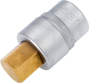 Klucz nasadowy 986 1/2 cal. wewn. 6-kąt. rozmiar klucza 19 mm długość 60 mm HAZE