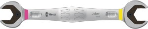 Klucz płaski dwustronny 6002 Joker 20 x 22 mm długość 261 mm mat chromowany WERA