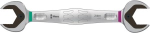Klucz płaski dwustronny 6002 Joker 30 x 32 mm długość 305 mm mat chromowany WERA