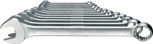 Zestaw kluczy oczkowo-płaskich 7-026 26-częśc. rozmiar klucza 6–32 mm kształt A: