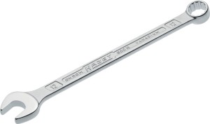 Klucz oczkowo-płaski 600 N RK 12 mm długość 180,5 mm kształt A stal CV HAZET