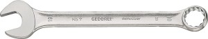 Klucz oczkowo-płaski 7 RK 30 mm długość 340 mm kształt A stal CV GEDORE