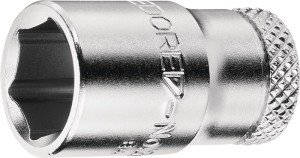 Klucz nasadowy 20 1/4 cal. 6-kątowy rozmiar klucza 9 mm długość 25 mm GEDORE