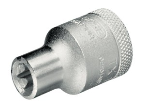 Klucz nasadowy TX 19 1/2 cal. E E18 długość 40 mm GEDORE